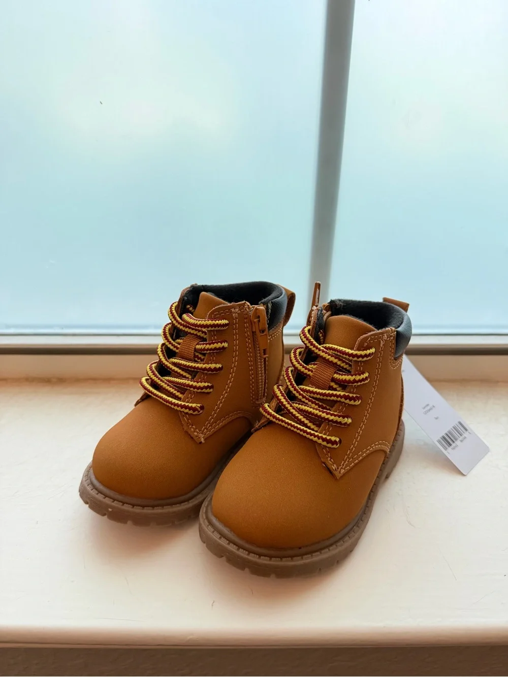 Carter's Brown/Tan Kids Lace-Up Boots